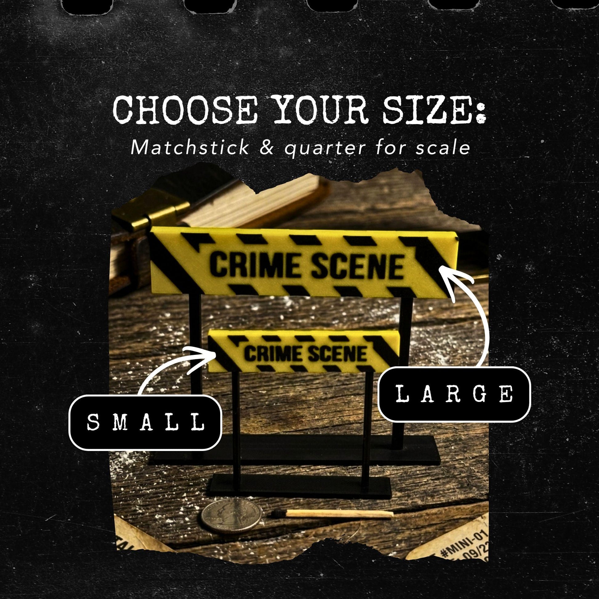 True Crime Gift Set | Murder Mystery Desk Decor
