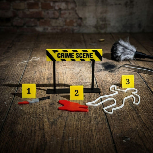 True Crime Gift Set | Murder Mystery Desk Decor