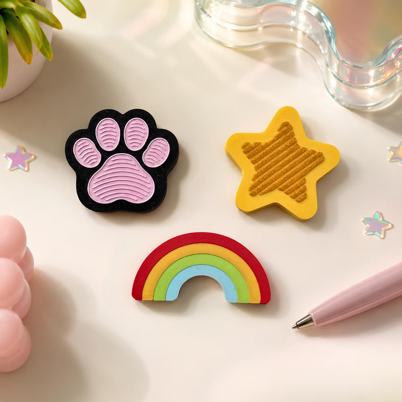 Magnetic Fidget Toy Set | Rainbow Desk Sensory Gift