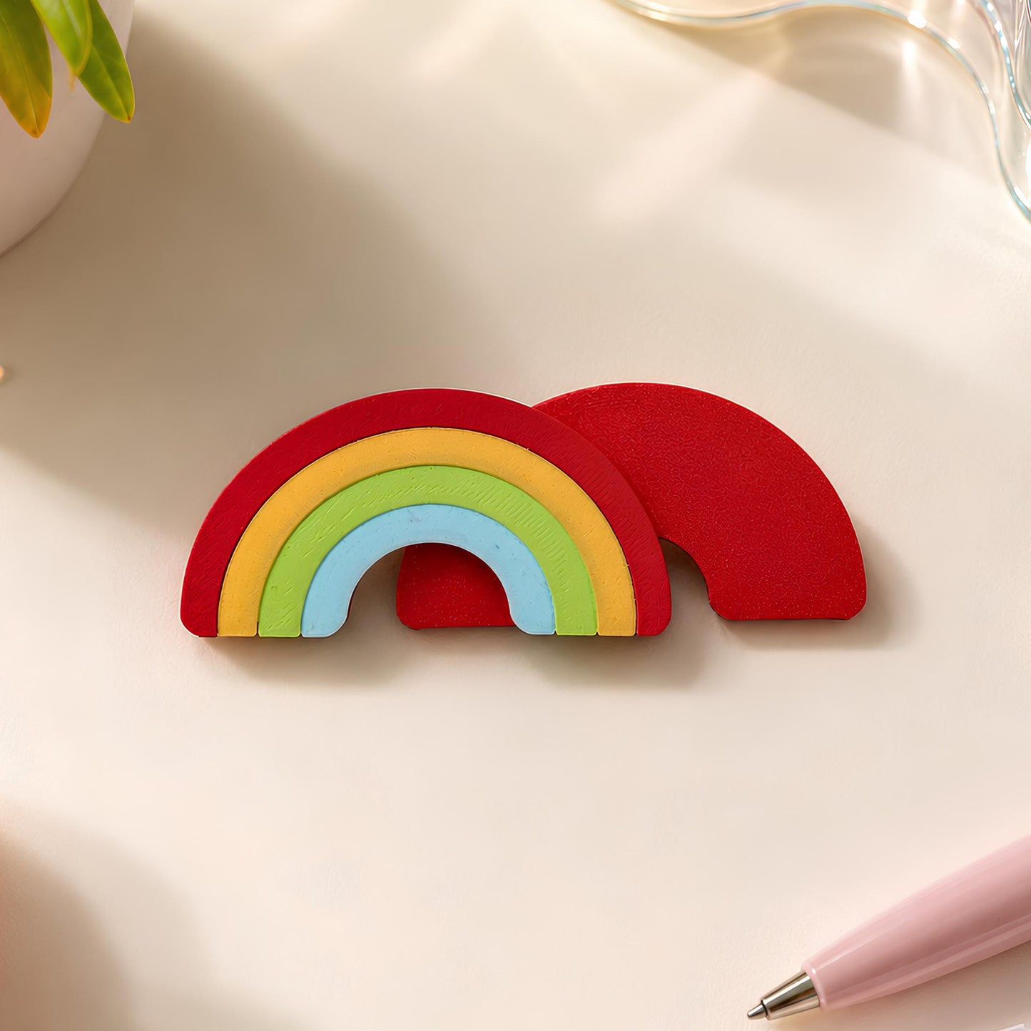 Magnetic Fidget Toy Set | Rainbow Desk Sensory Gift