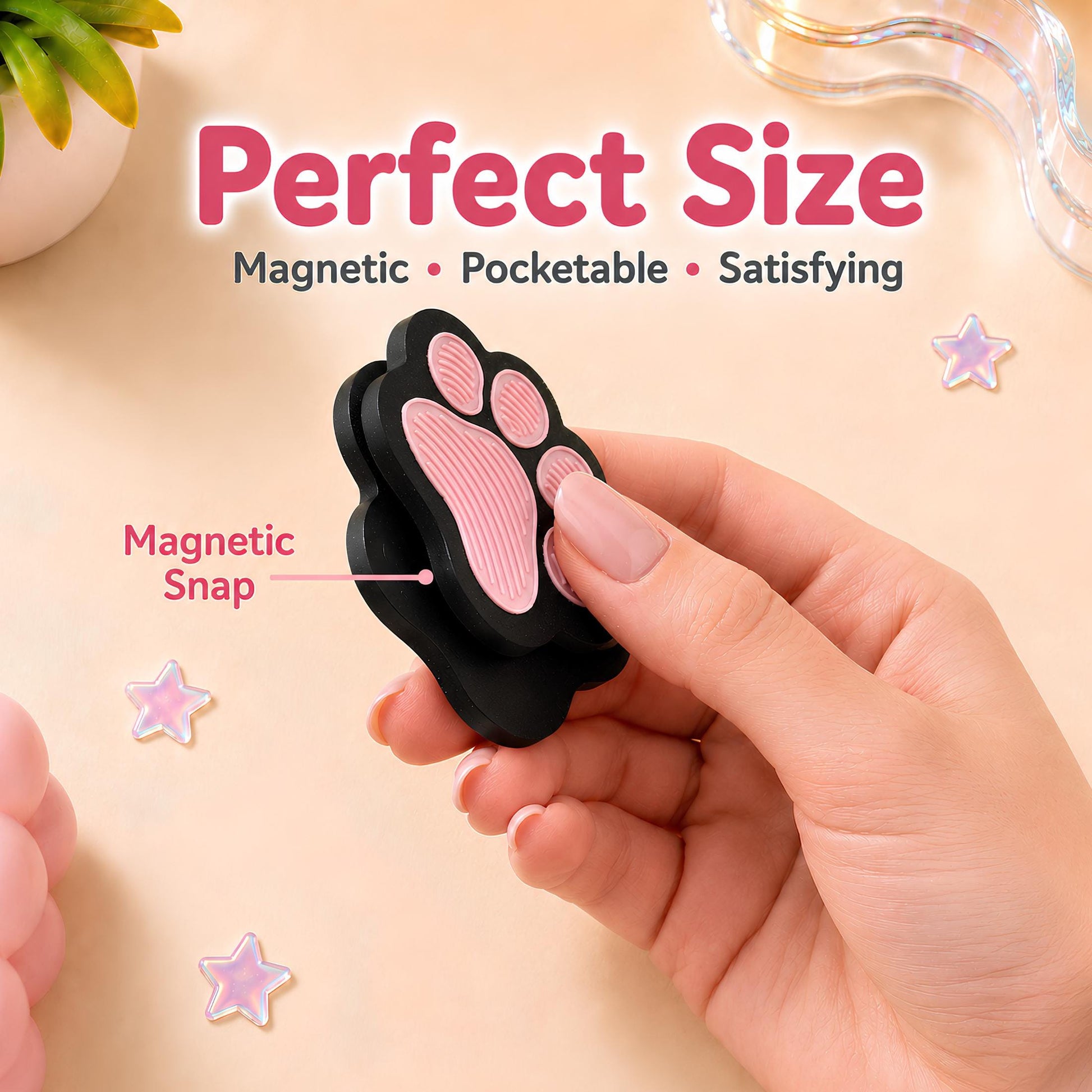 Magnetic Fidget Toy Set | Rainbow Desk Sensory Gift
