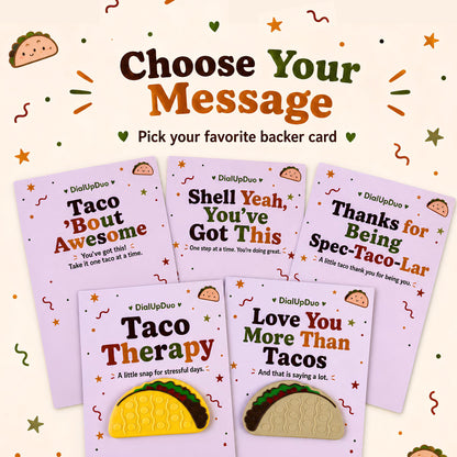 Taco Magnetic Fidget | Coworker Desk Gift