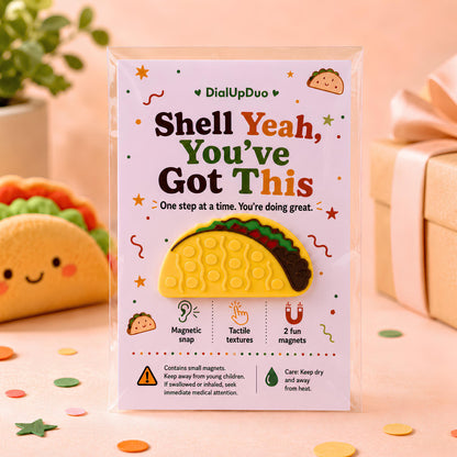 Taco Magnetic Fidget | Coworker Desk Gift