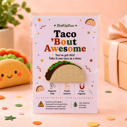 Taco Magnetic Fidget | Coworker Desk Gift