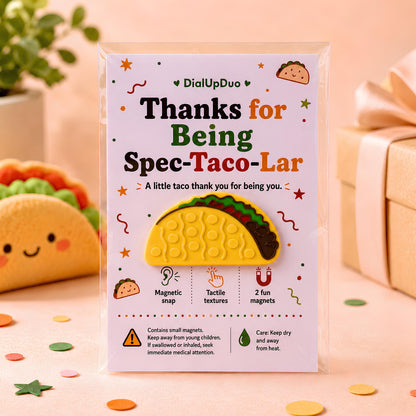 Taco Magnetic Fidget | Coworker Desk Gift