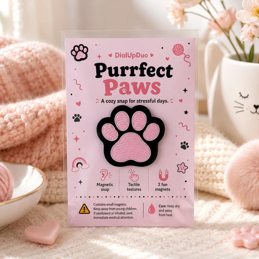Cat Paw Magnetic Fidget | Pink Paw Cat Lover Gift