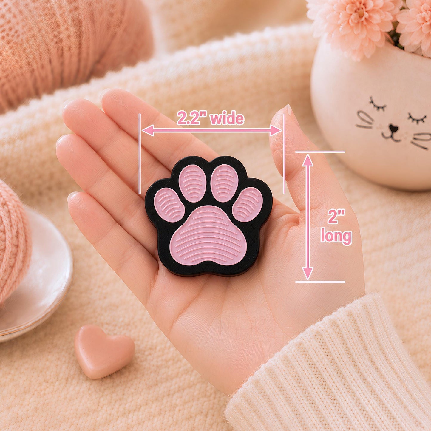 Cat Paw Magnetic Fidget | Pink Paw Cat Lover Gift