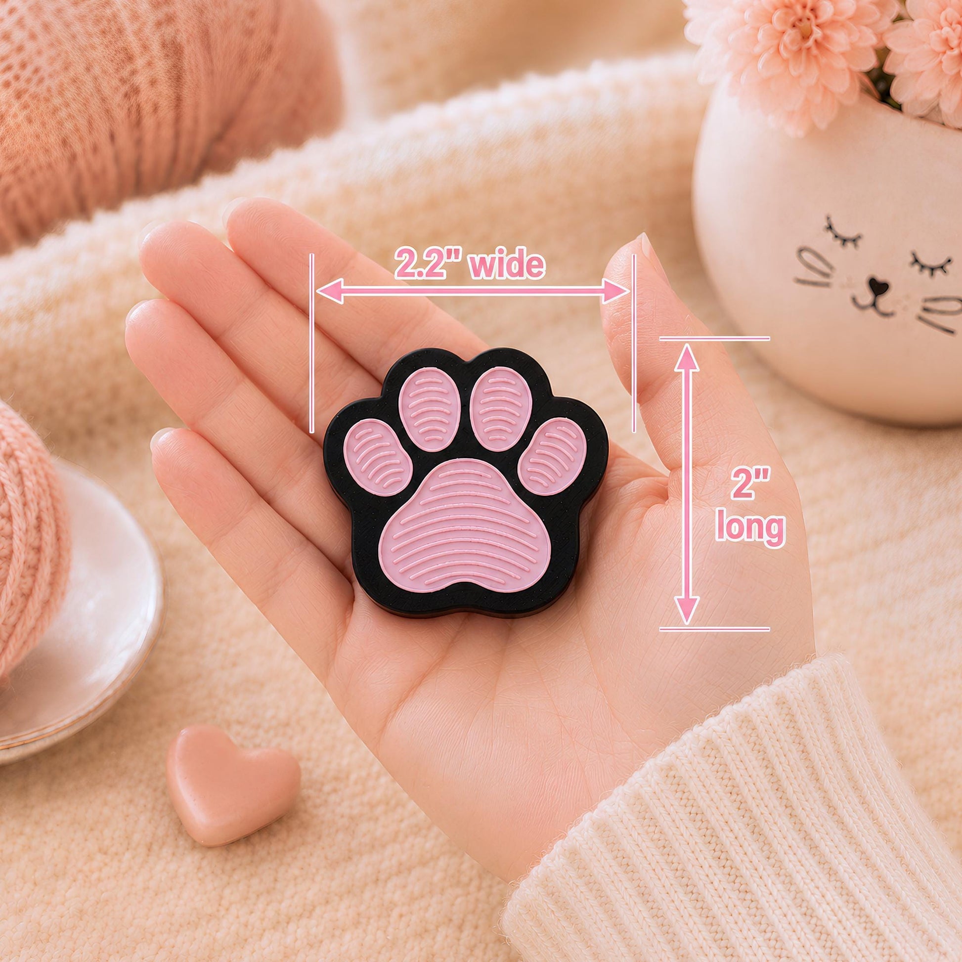 Cat Paw Magnetic Fidget | Pink Paw Cat Lover Gift