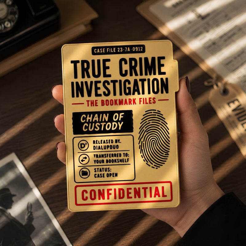 True Crime Bookmark Set | Magnetic Case Reader Gift