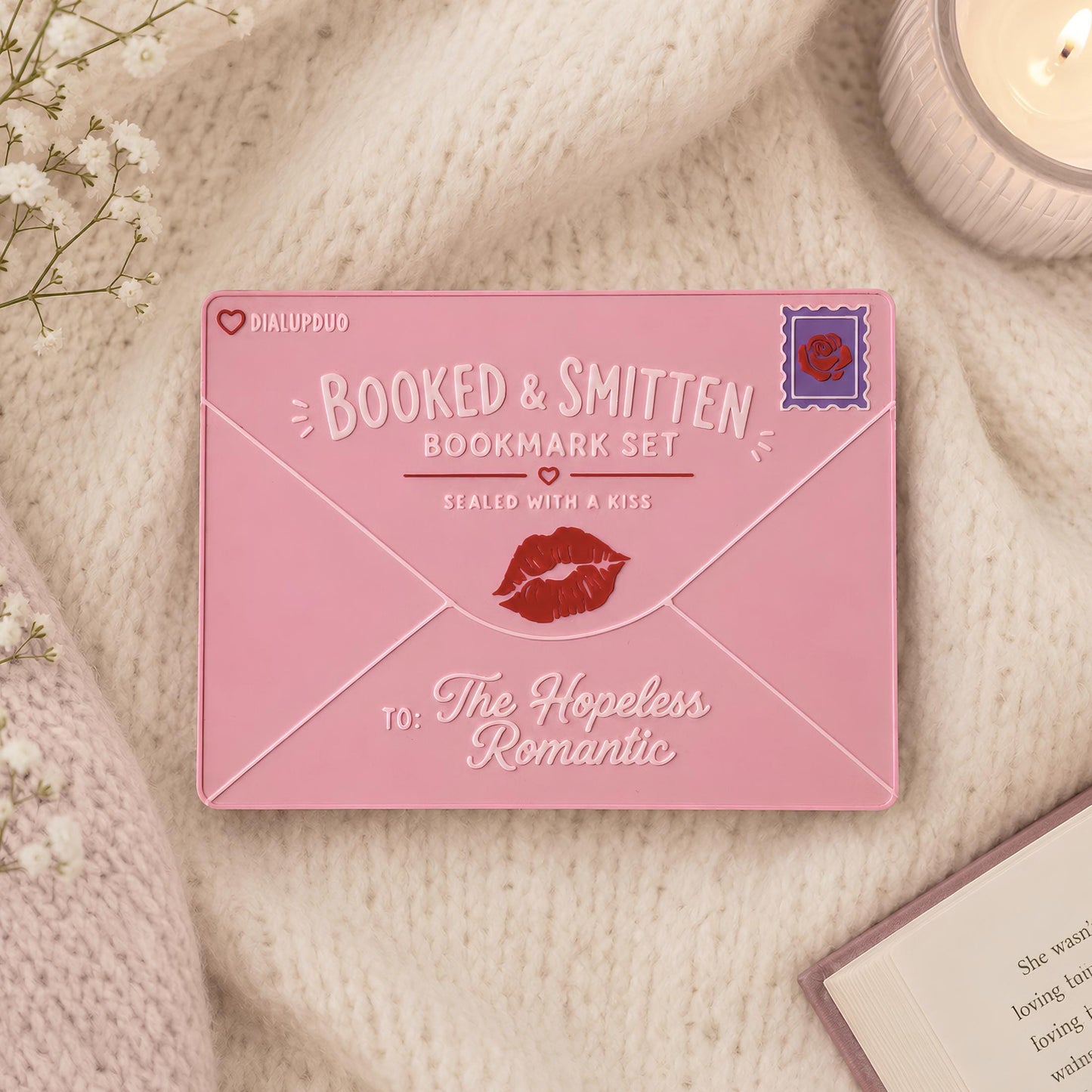 Romance Bookmark Set | Smitten Reader Gift