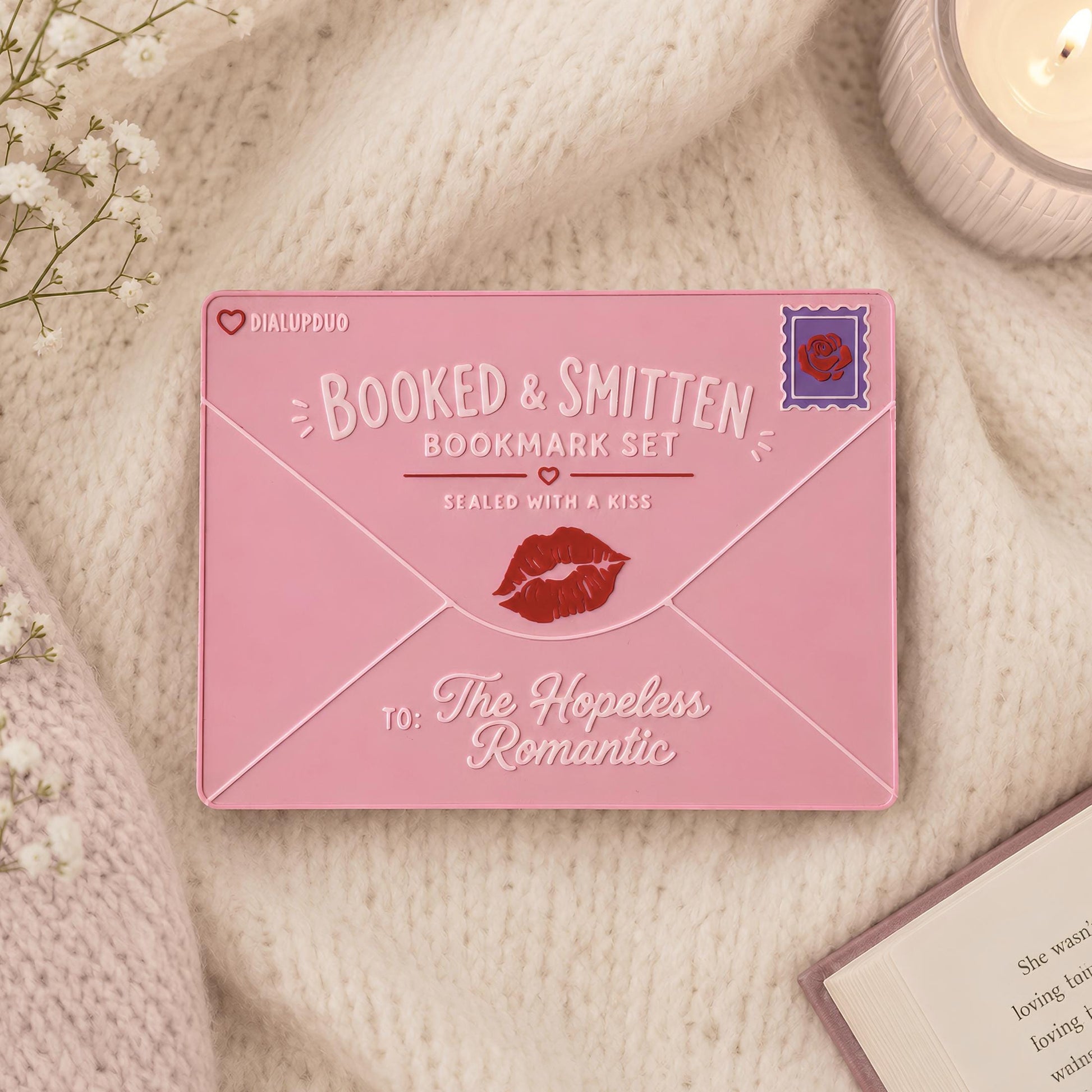 Romance Bookmark Set | Smitten Reader Gift