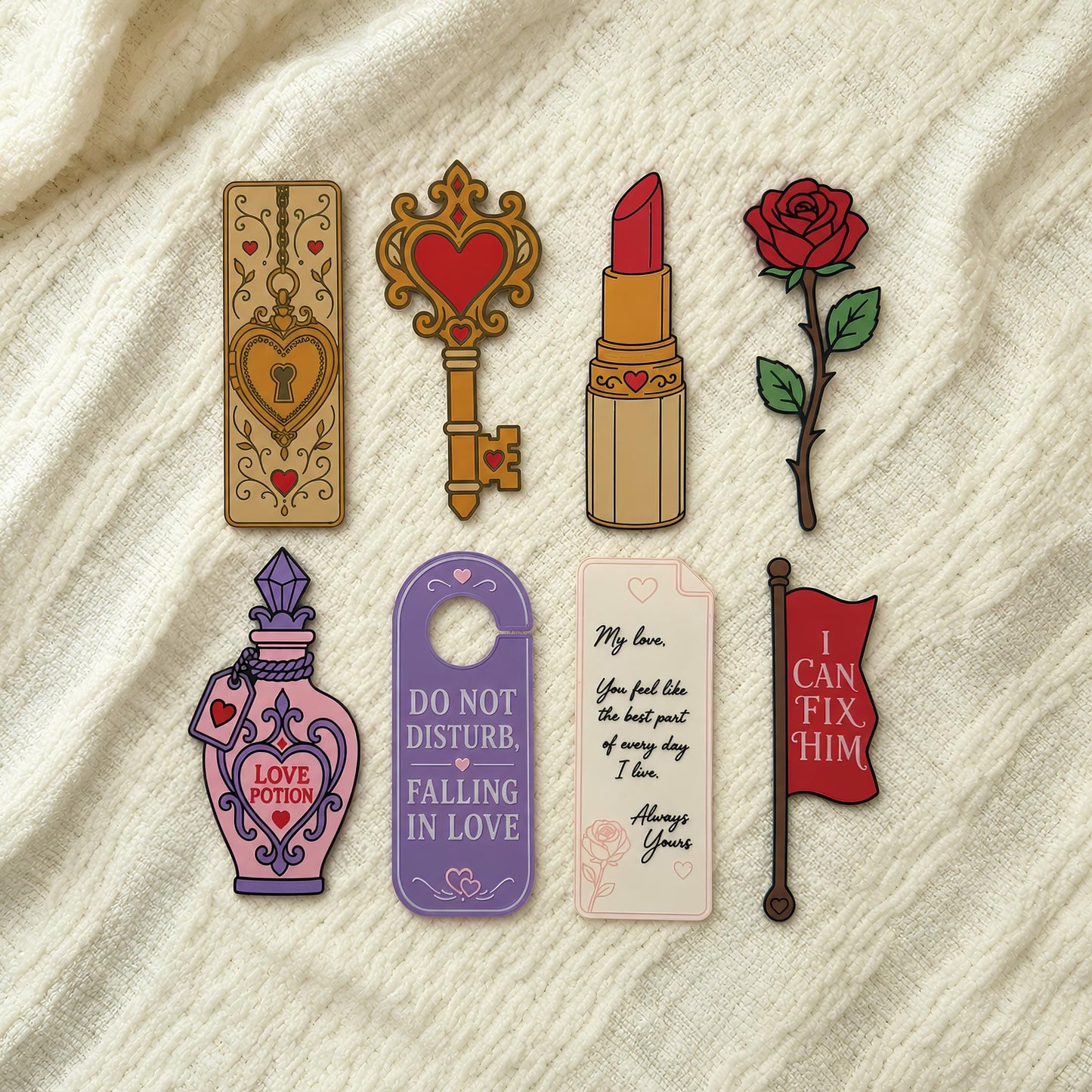 Romance Bookmark Set | Smitten Reader Gift