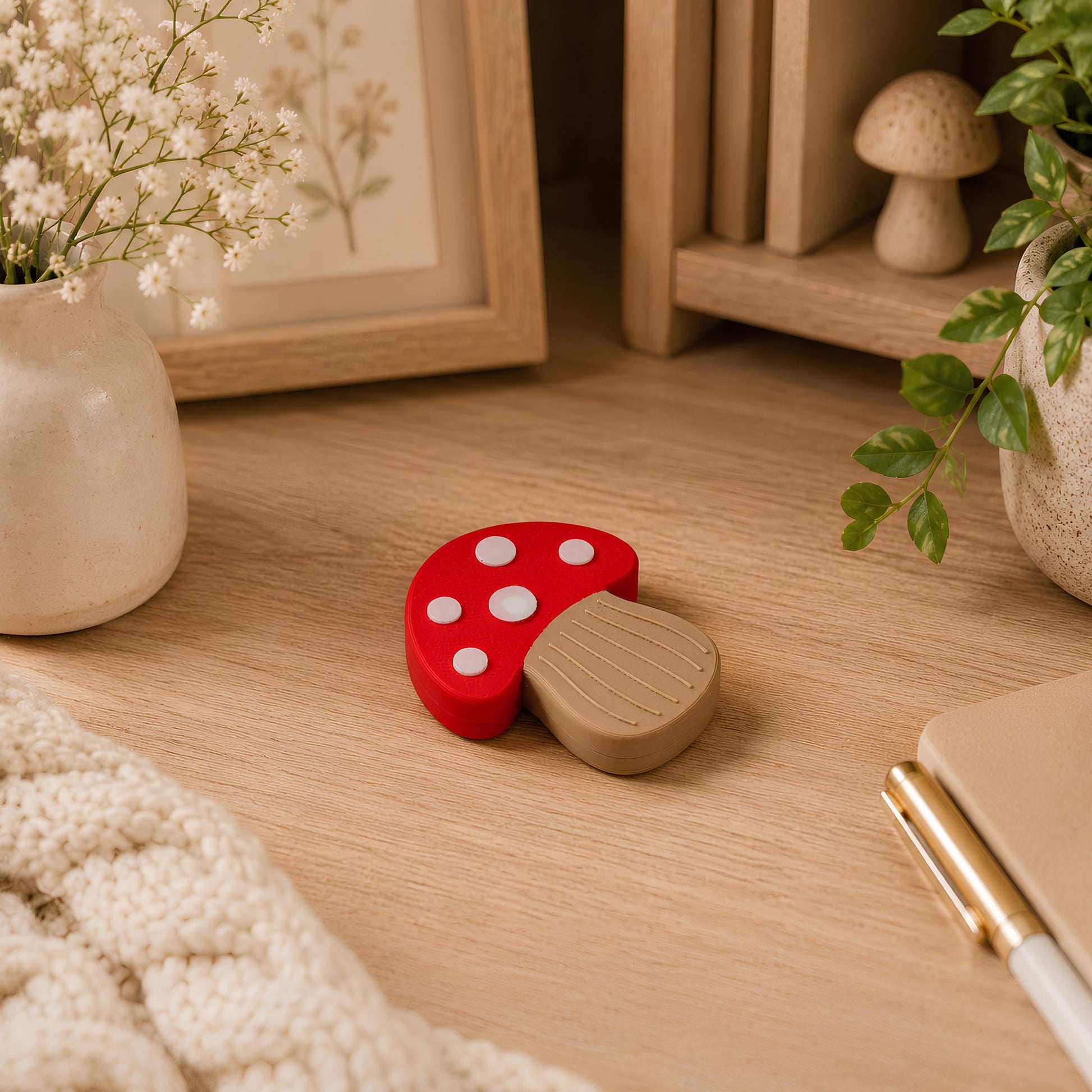 Mushroom Magnetic Fidget | Cottagecore Desk Gift