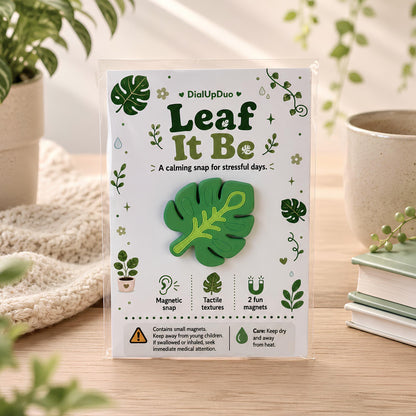 Monstera Leaf Fidget | Plant Lover Stress Relief Gift