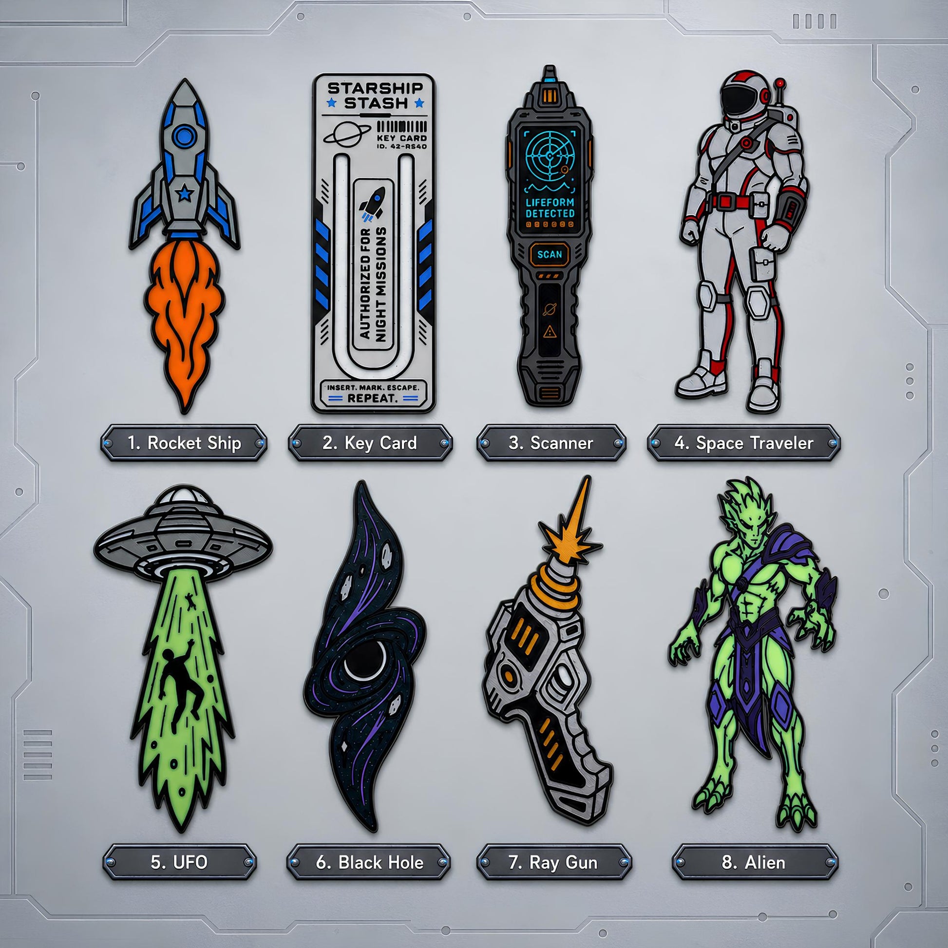 Sci Fi Bookmark Set | Space Reader Gift Set