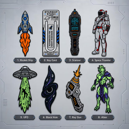 Sci Fi Bookmark Set | Space Reader Gift Set