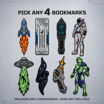 Sci Fi Bookmark Set | Space Reader Gift Set