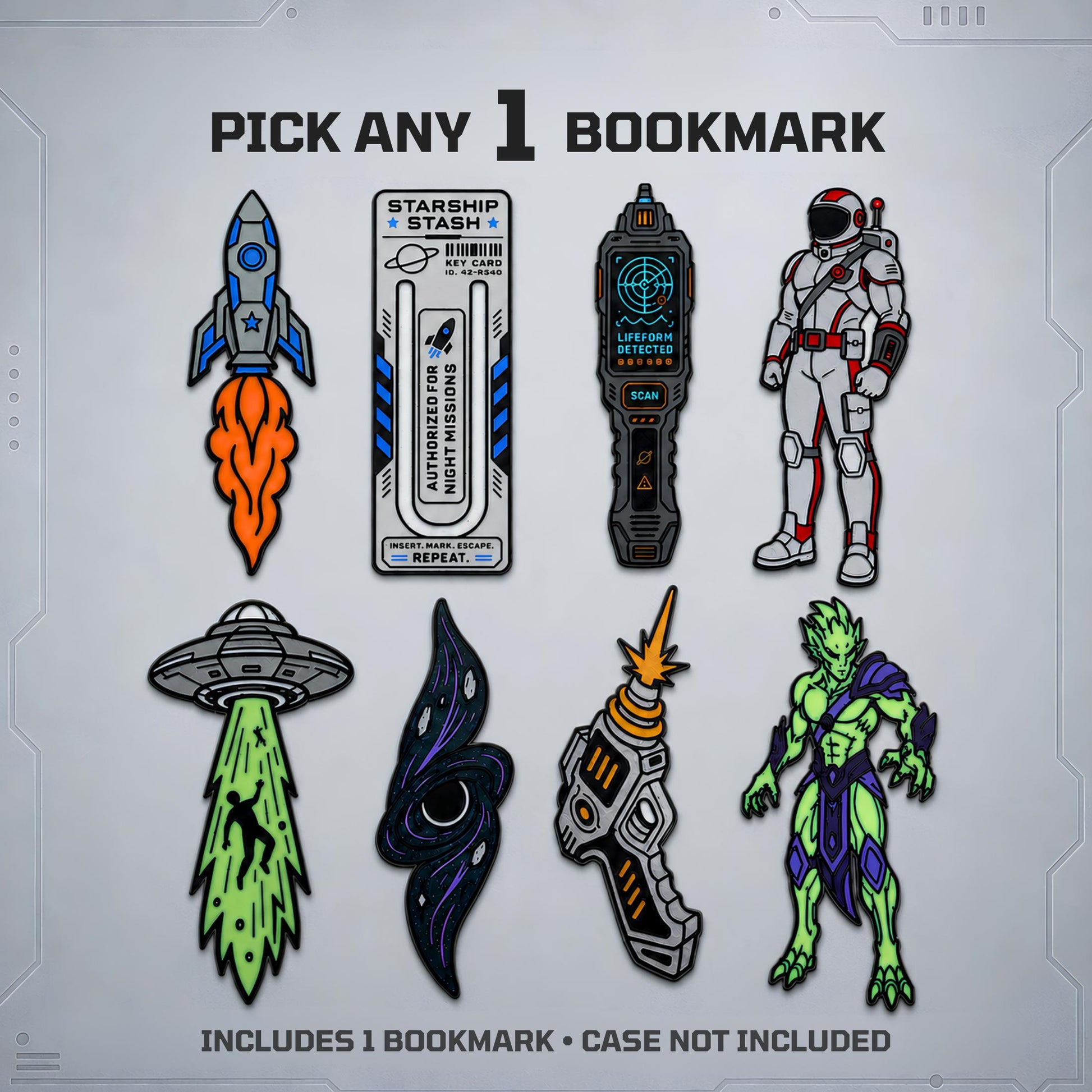 Sci Fi Bookmark Set | Space Reader Gift Set