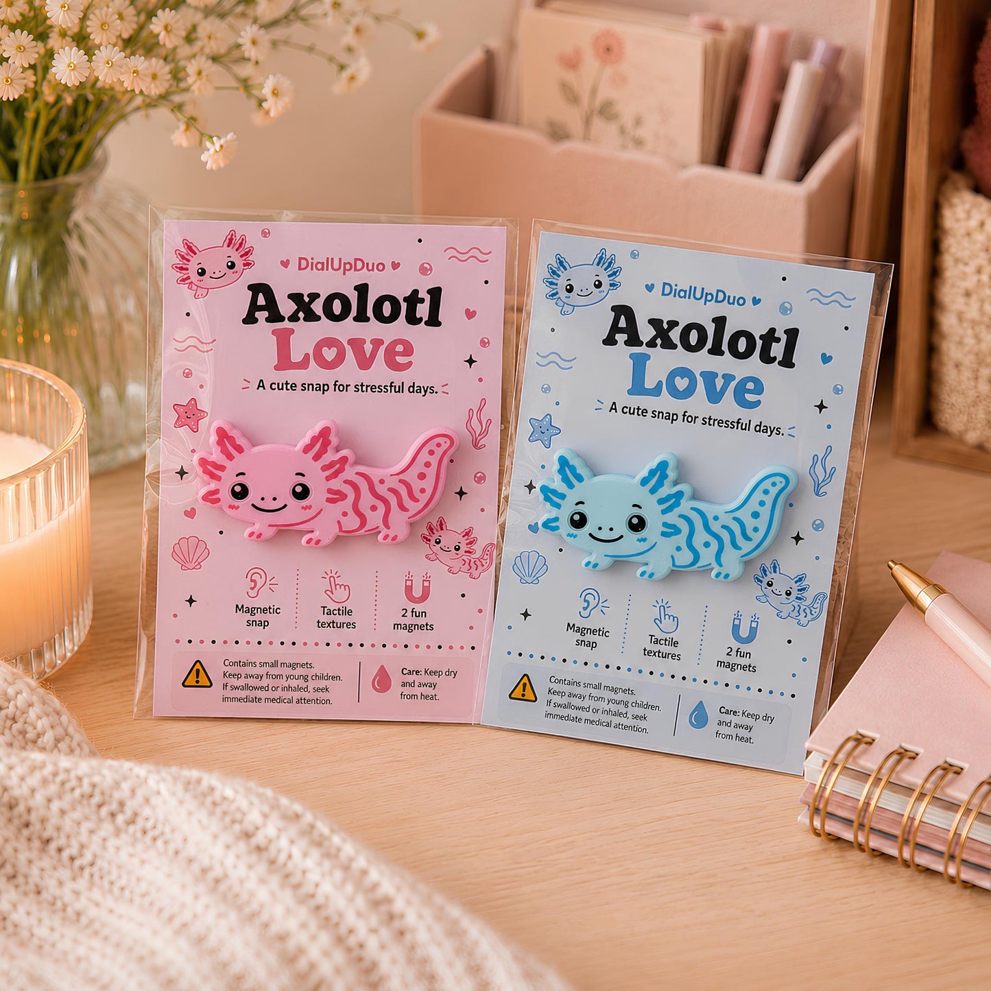 Axolotl Fidget Toy | Cute Sensory Desk Gift