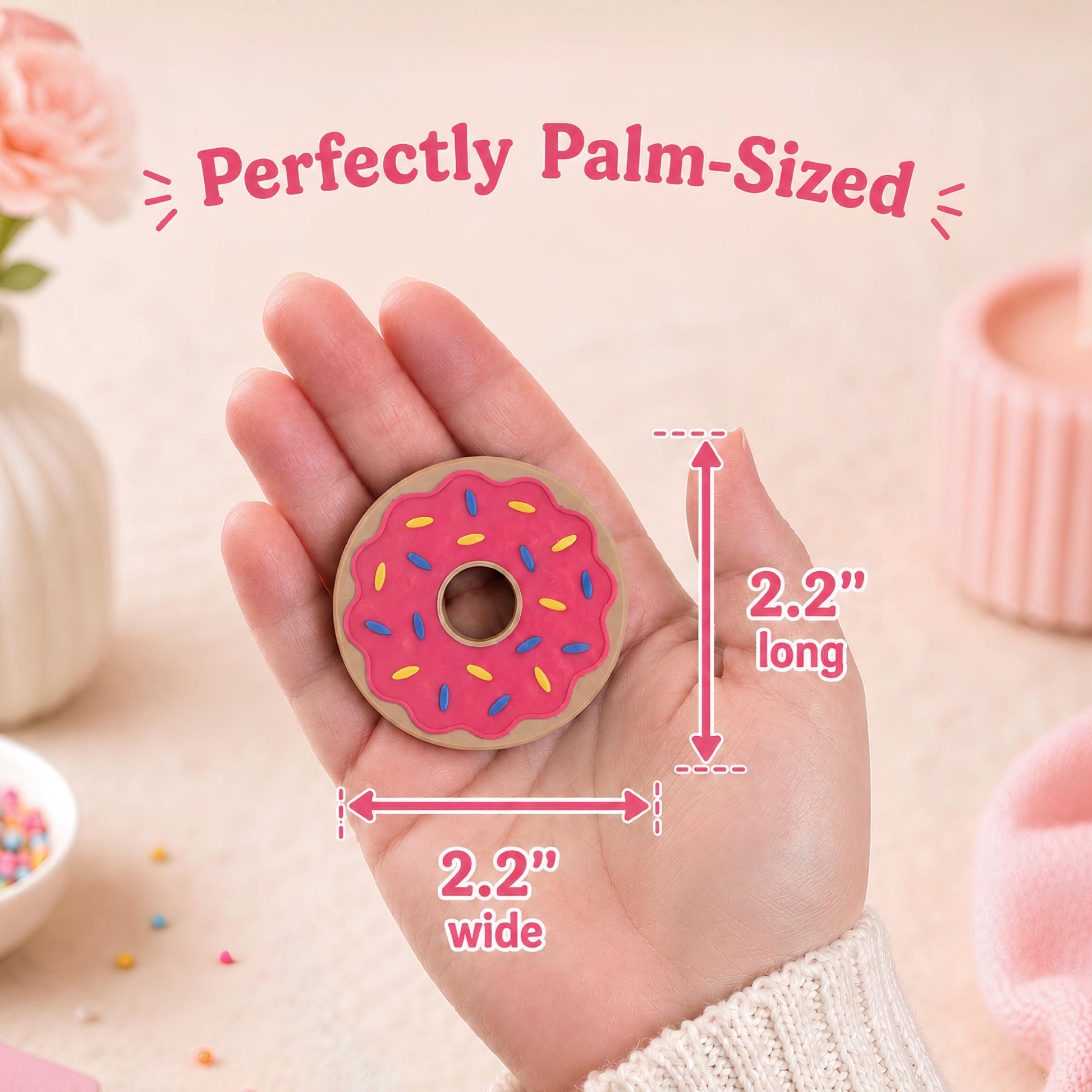 Donut Sensory Fidget | Cute Stress Relief Desk Gift