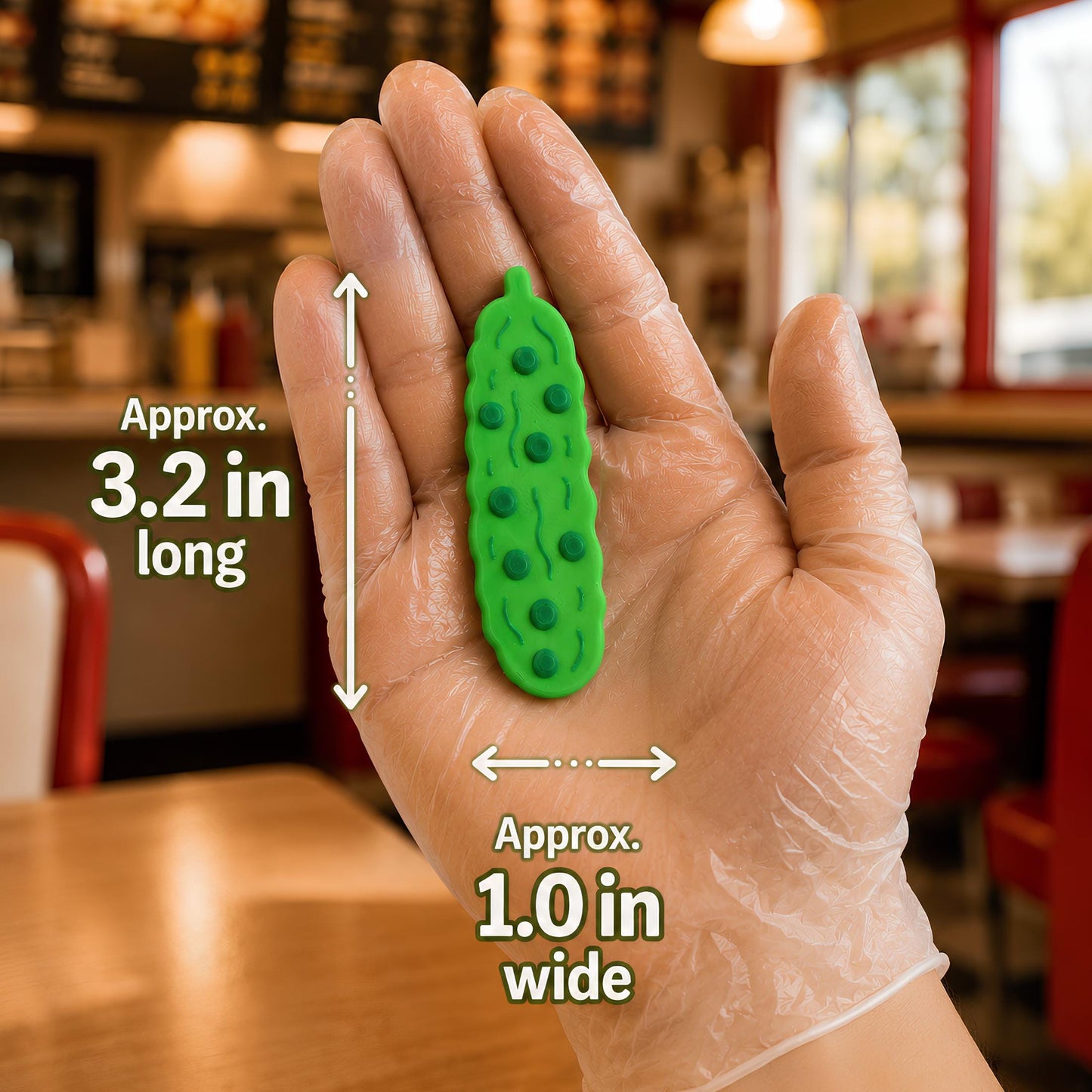 Pickle Magnetic Fidget | Funny Stress Relief Gift