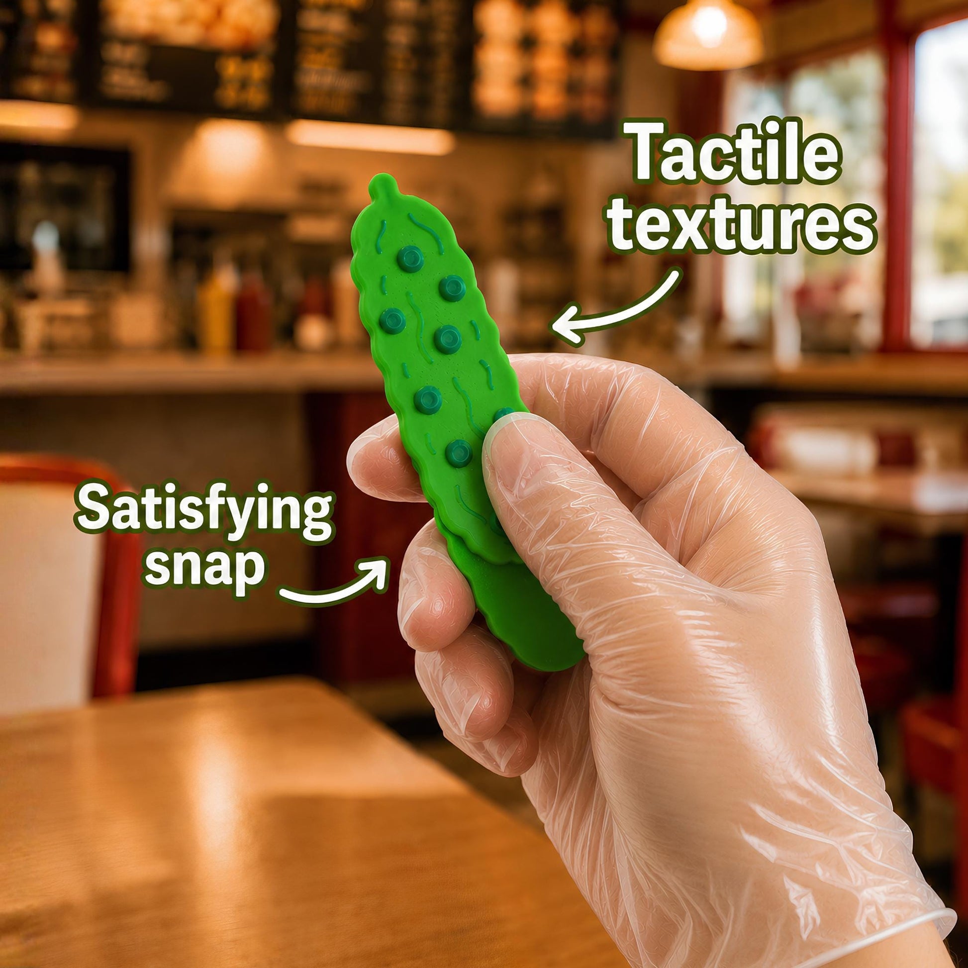 Pickle Magnetic Fidget | Funny Stress Relief Gift