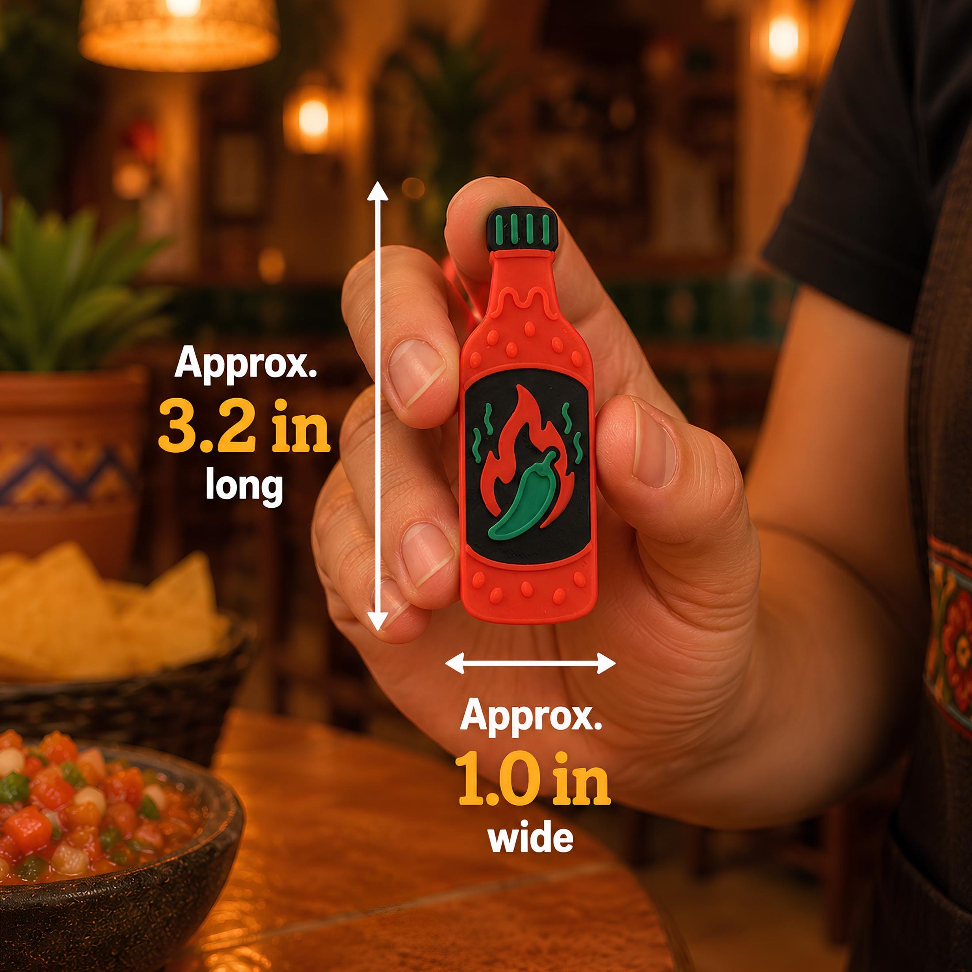Hot Sauce Fidget Magnet | Spicy Desk Stress Relief Gift