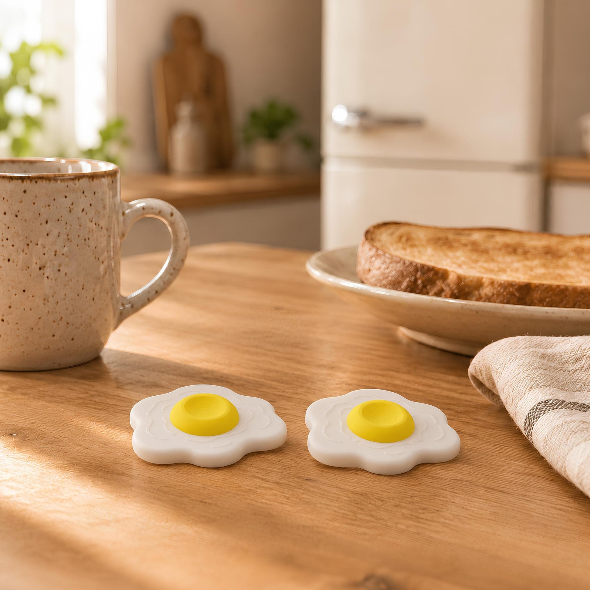 Egg Magnetic Fidget | Funny Foodie Desk Gift