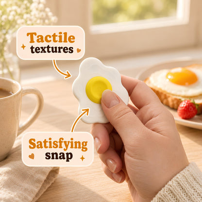 Egg Magnetic Fidget | Funny Foodie Desk Gift