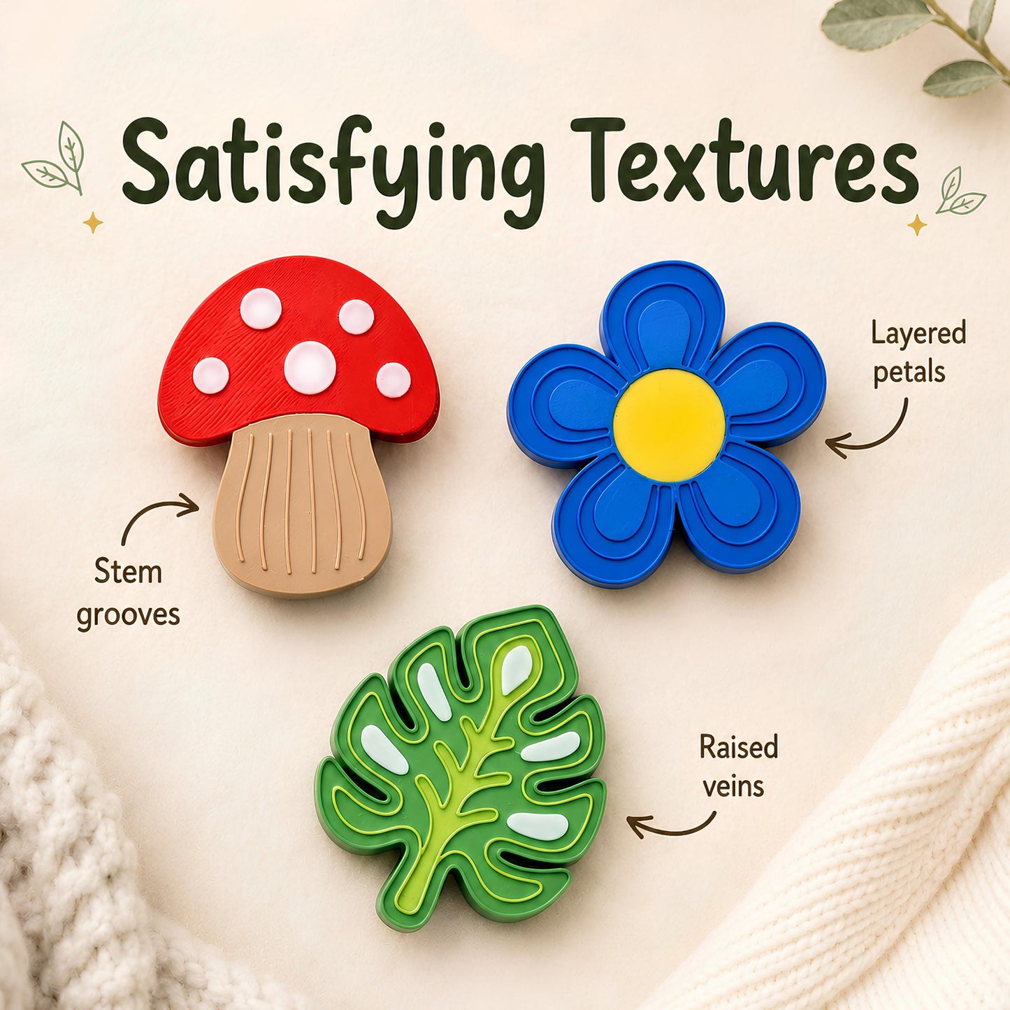 Magnetic Fidget Set | Botanical Desk Stim Gift