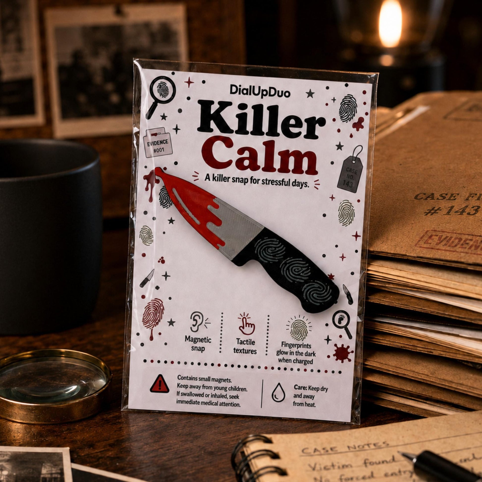 True Crime Magnetic Fidget | Podcast Fan Gift