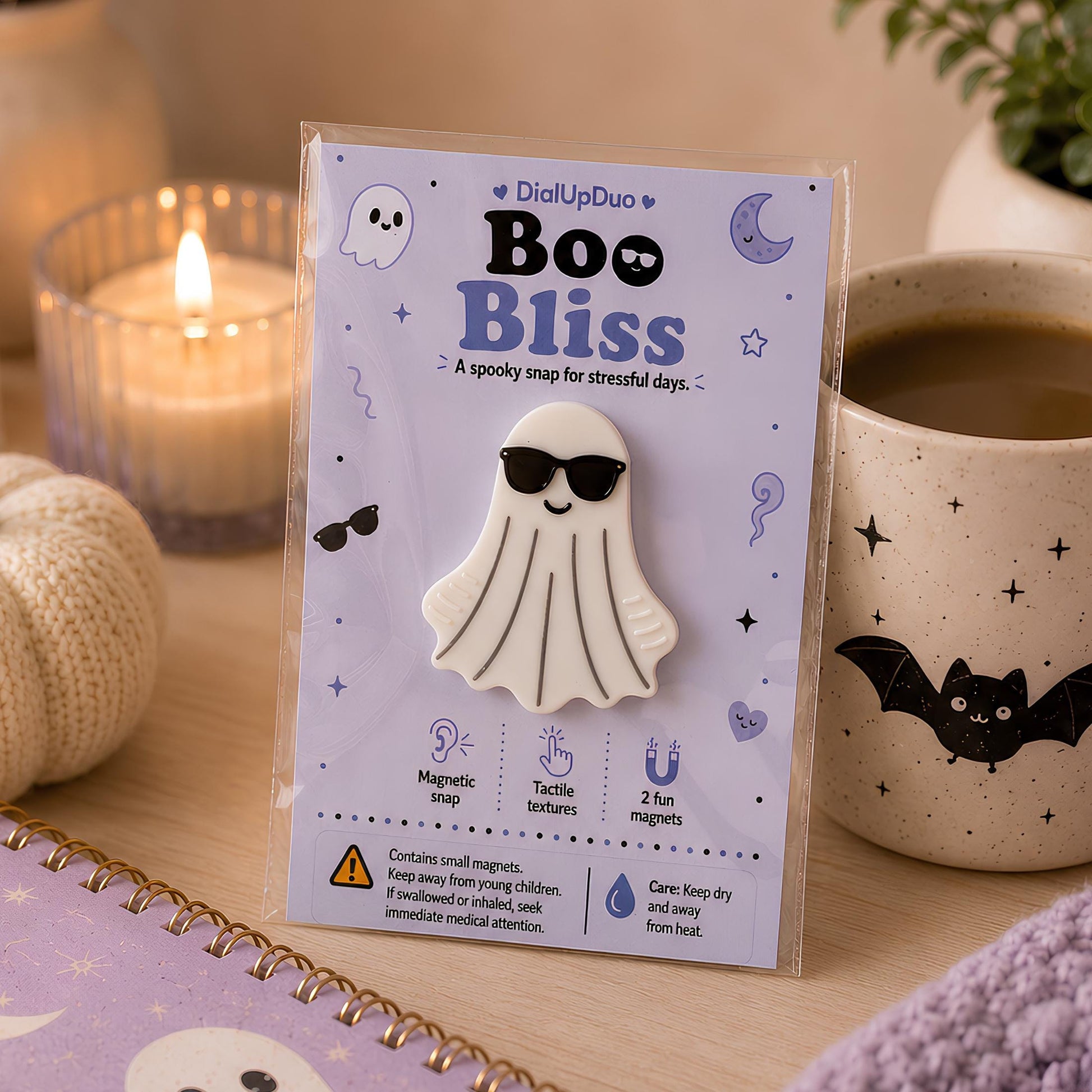 Ghost Magnetic Fidget | Spooky Halloween Desk Gift