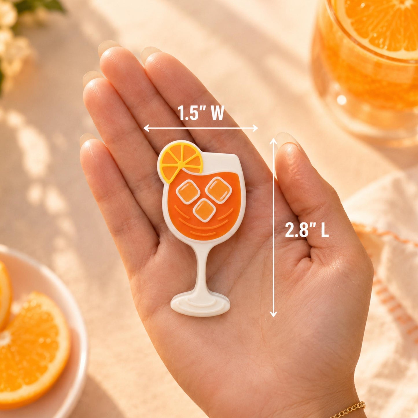 Orange Spritz Fidget Magnet | Cocktail Lover Gift