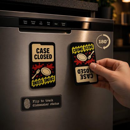 True Crime Dishwasher Magnet | Mystery Lover Kitchen Gift