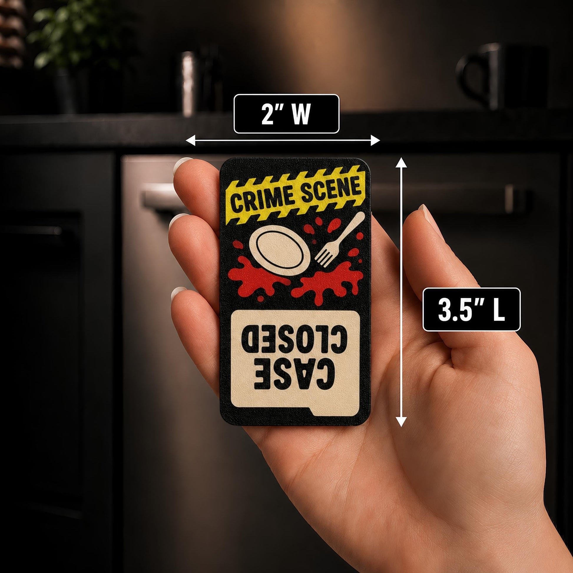 True Crime Dishwasher Magnet | Mystery Lover Kitchen Gift