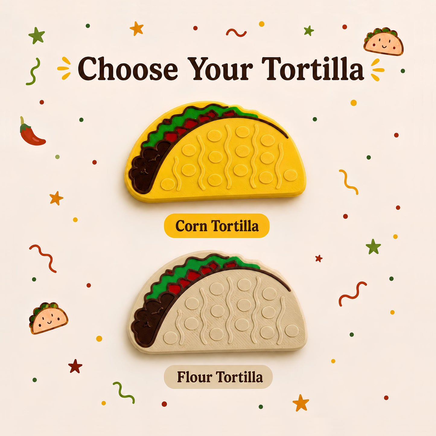 Taco Magnetic Fidget | Coworker Desk Gift