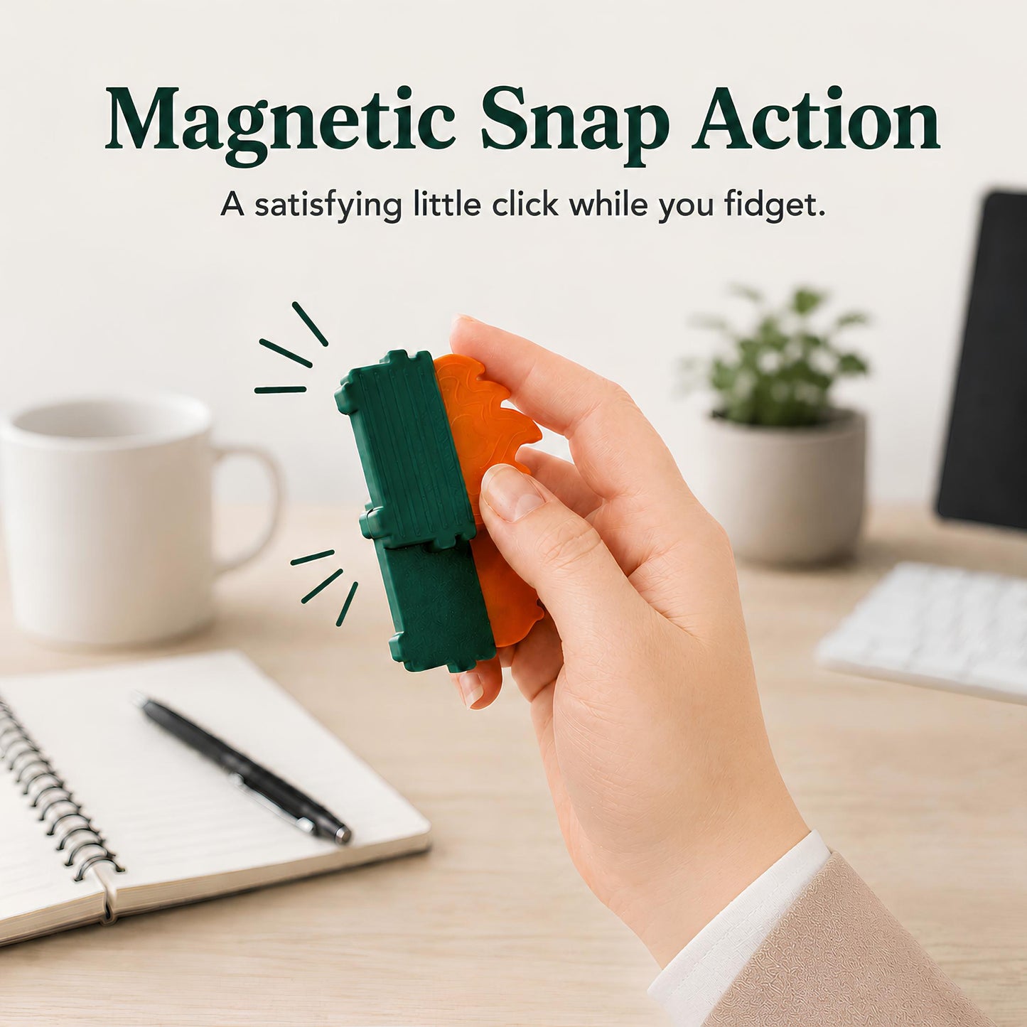 Dumpster Fire Fidget Magnet | Funny Coworker Gift
