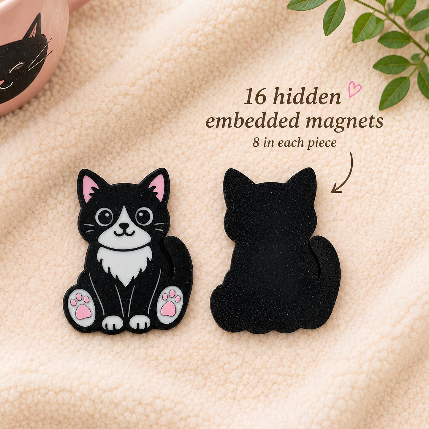 Tuxedo Cat Magnetic Fidget | Sensory Desk Gift