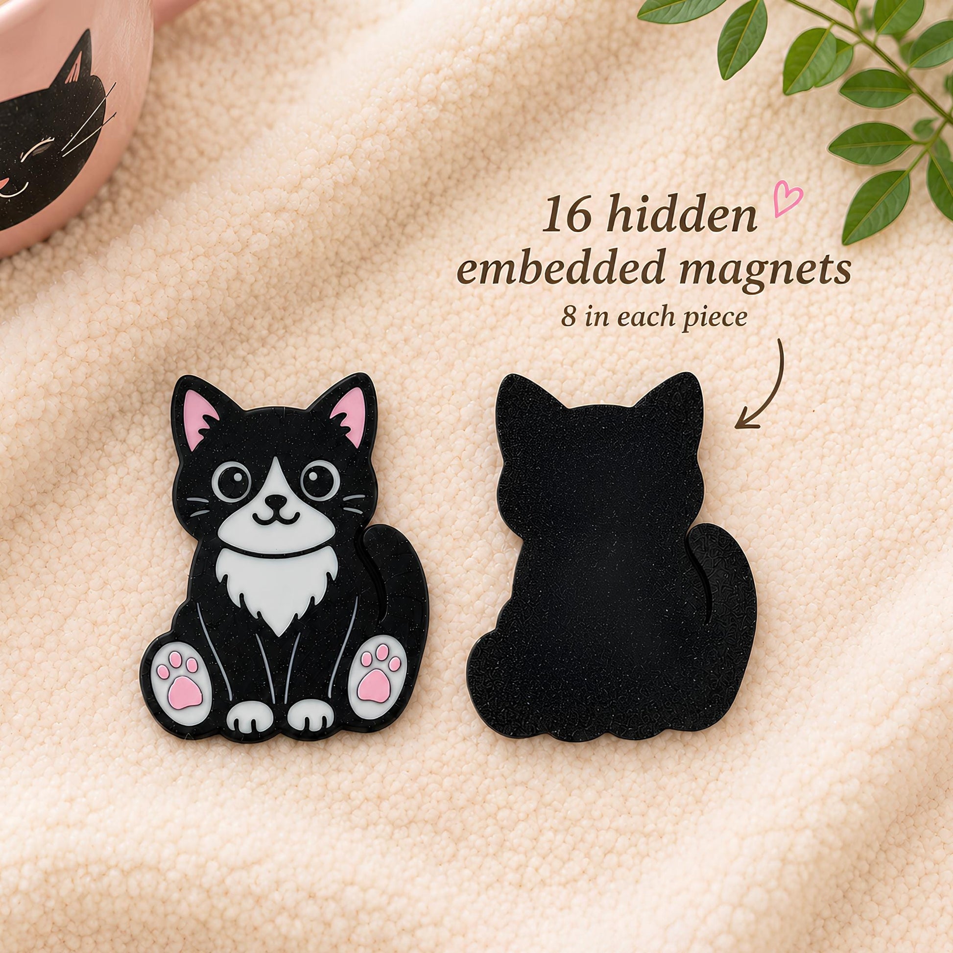 Tuxedo Cat Magnetic Fidget | Sensory Desk Gift