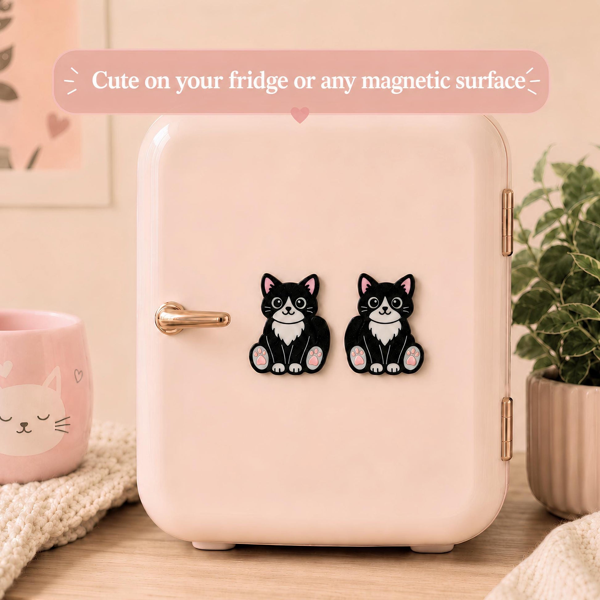 Tuxedo Cat Magnetic Fidget | Sensory Desk Gift
