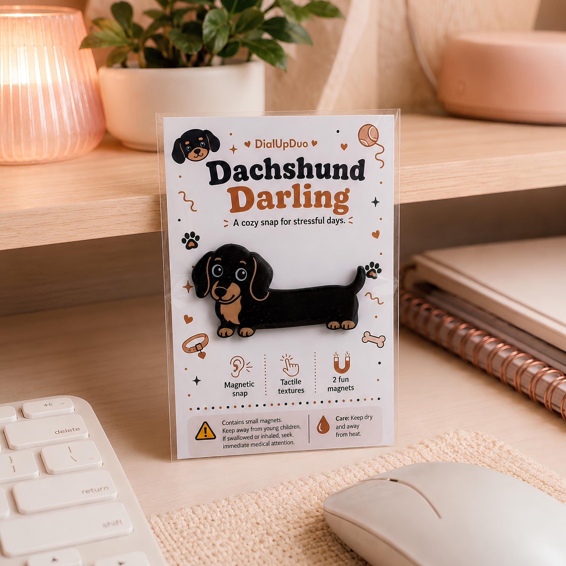 Dachshund Magnetic Fidget | Wiener Dog Desk Gift