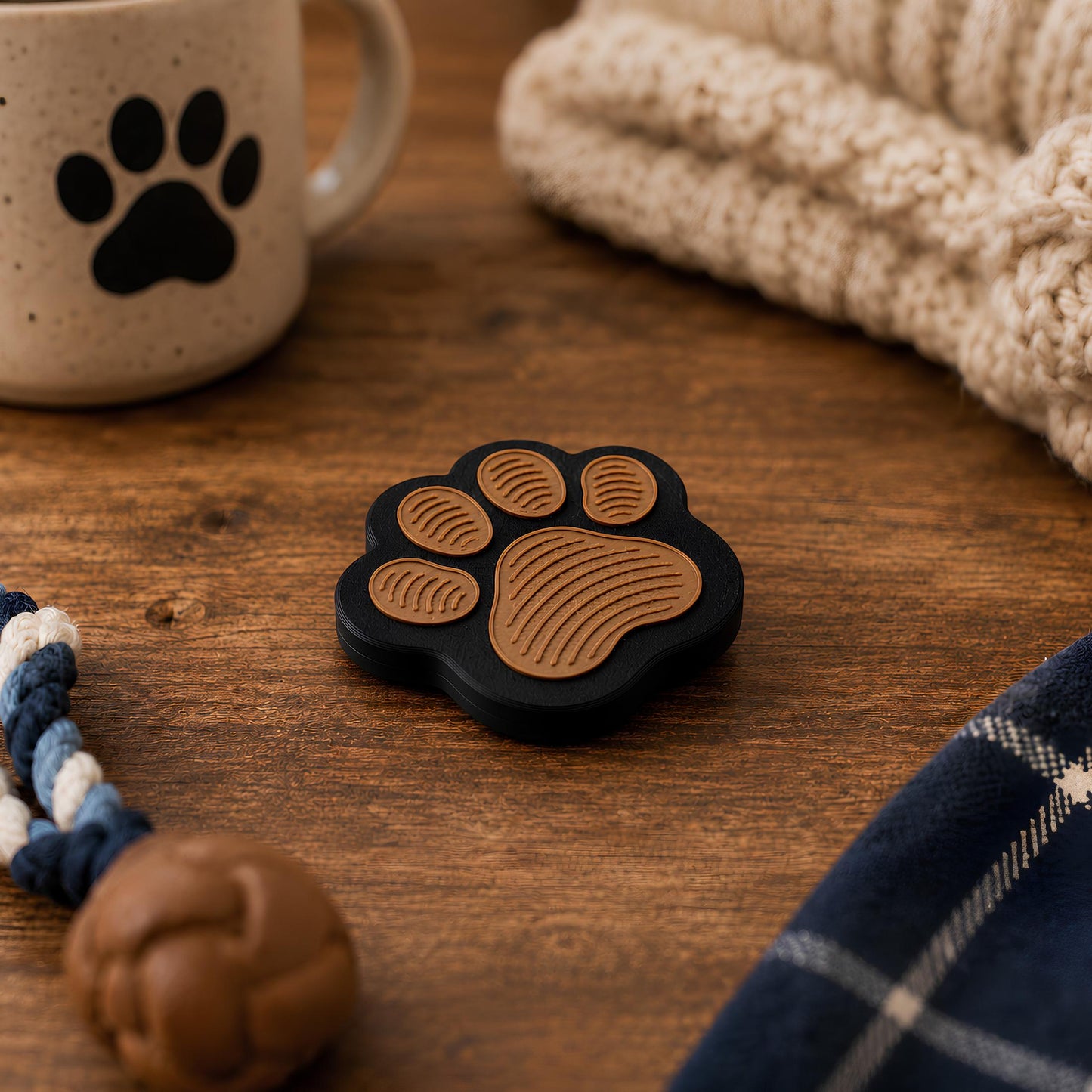 Dog Paw Fidget Magnet | Stress Relief Desk Gift