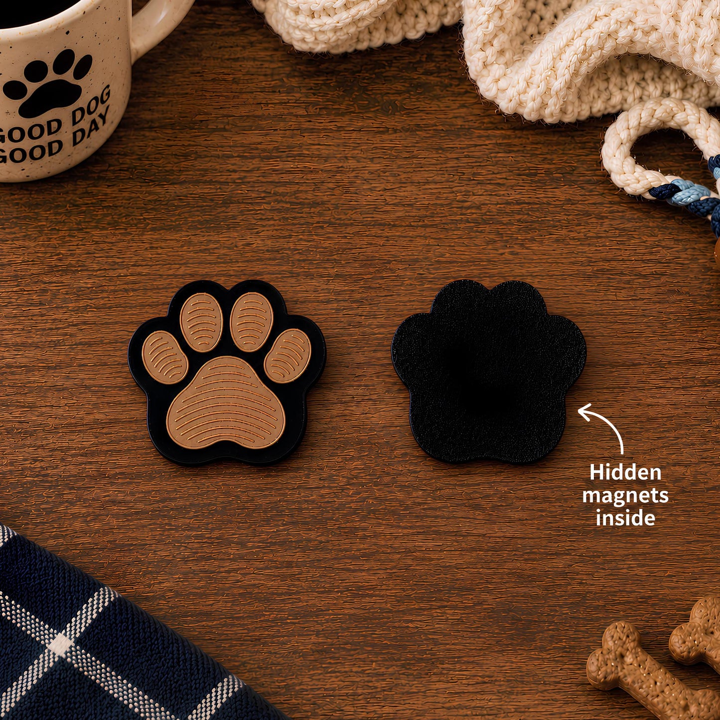 Dog Paw Fidget Magnet | Stress Relief Desk Gift