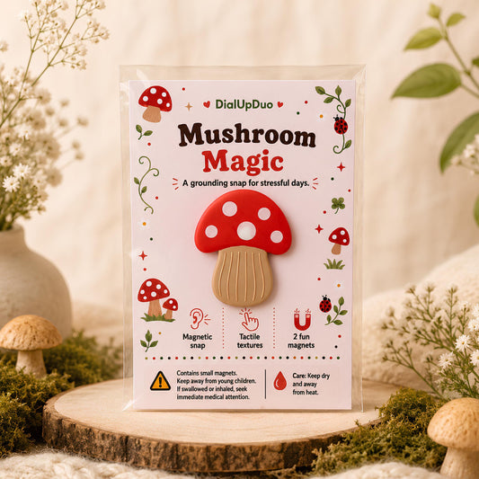 Mushroom Magnetic Fidget | Cottagecore Desk Gift