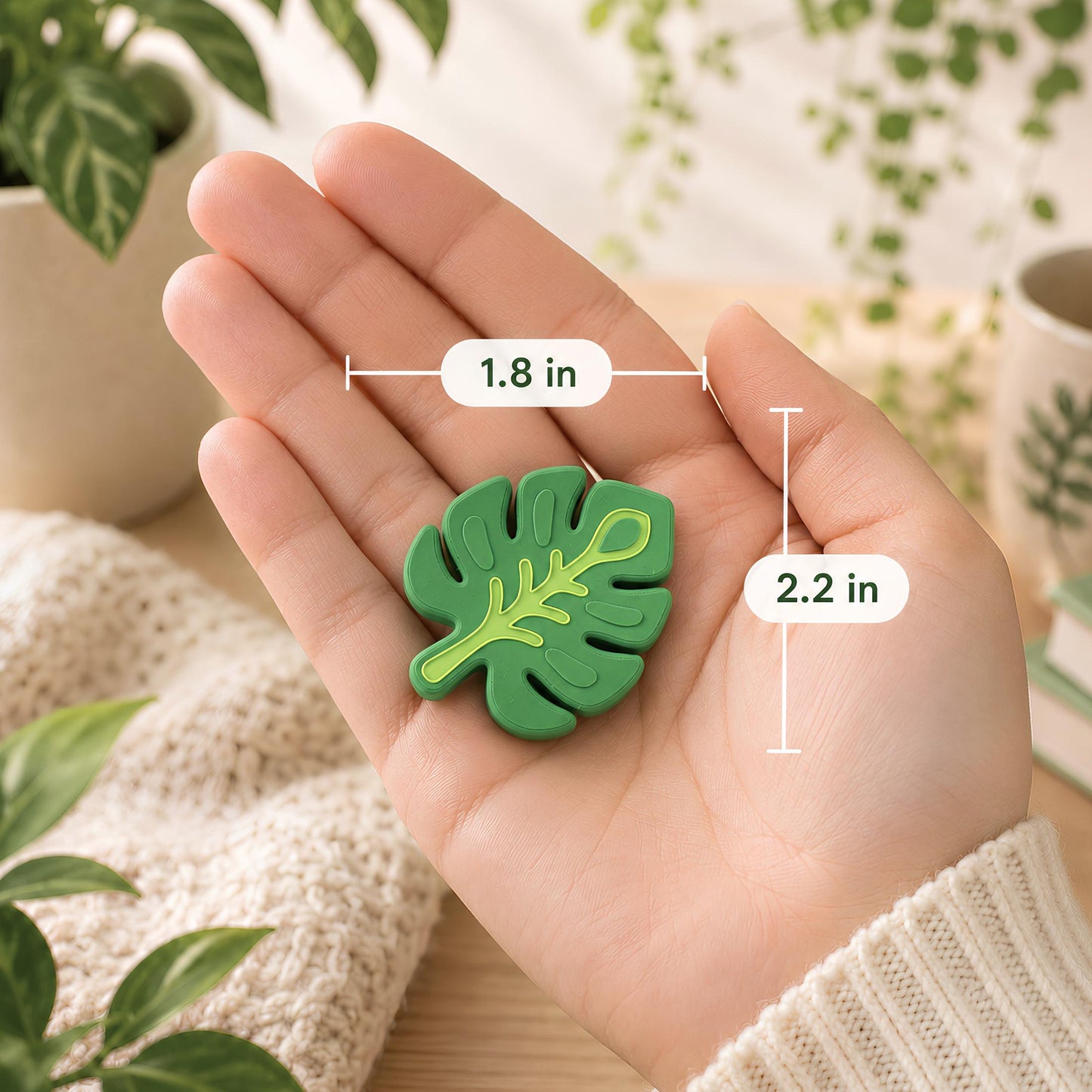 Monstera Leaf Fidget | Plant Lover Stress Relief Gift
