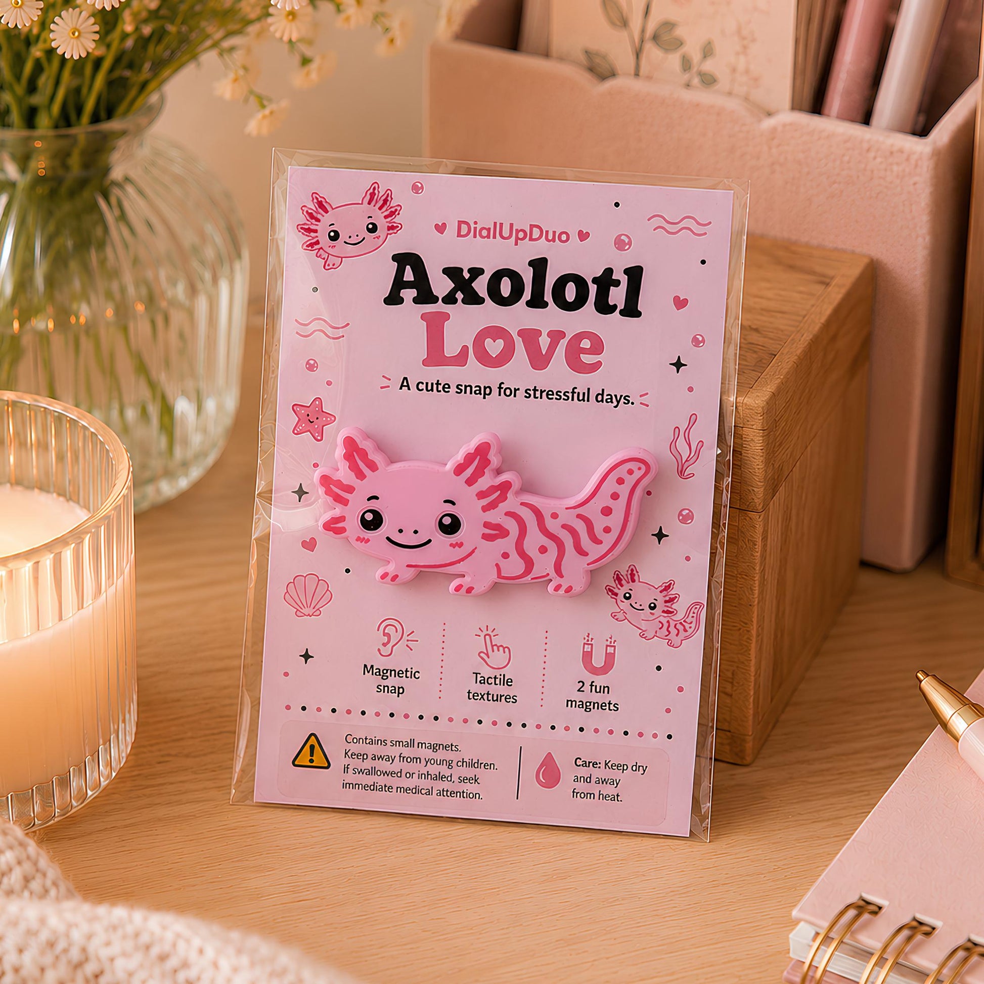 Axolotl Fidget Toy | Cute Sensory Desk Gift