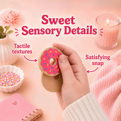 Donut Sensory Fidget | Cute Stress Relief Desk Gift