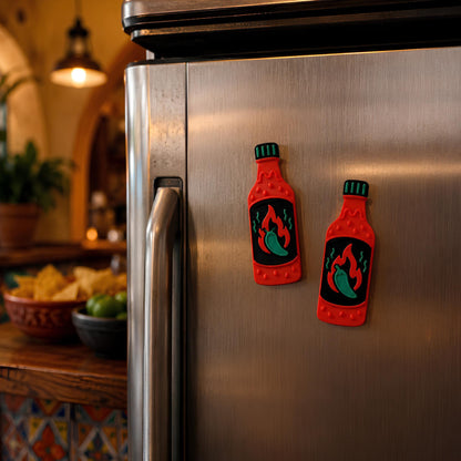 Hot Sauce Fidget Magnet | Spicy Desk Stress Relief Gift