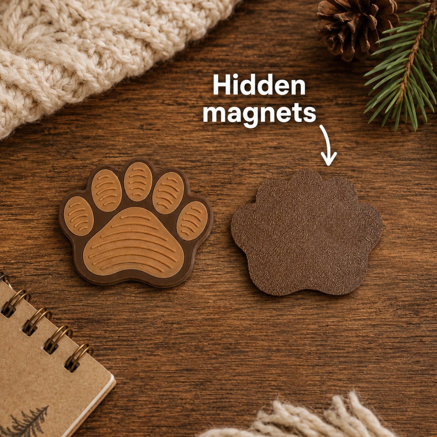 Mama Bear Magnetic Fidget | Bear Paw Mom Gift