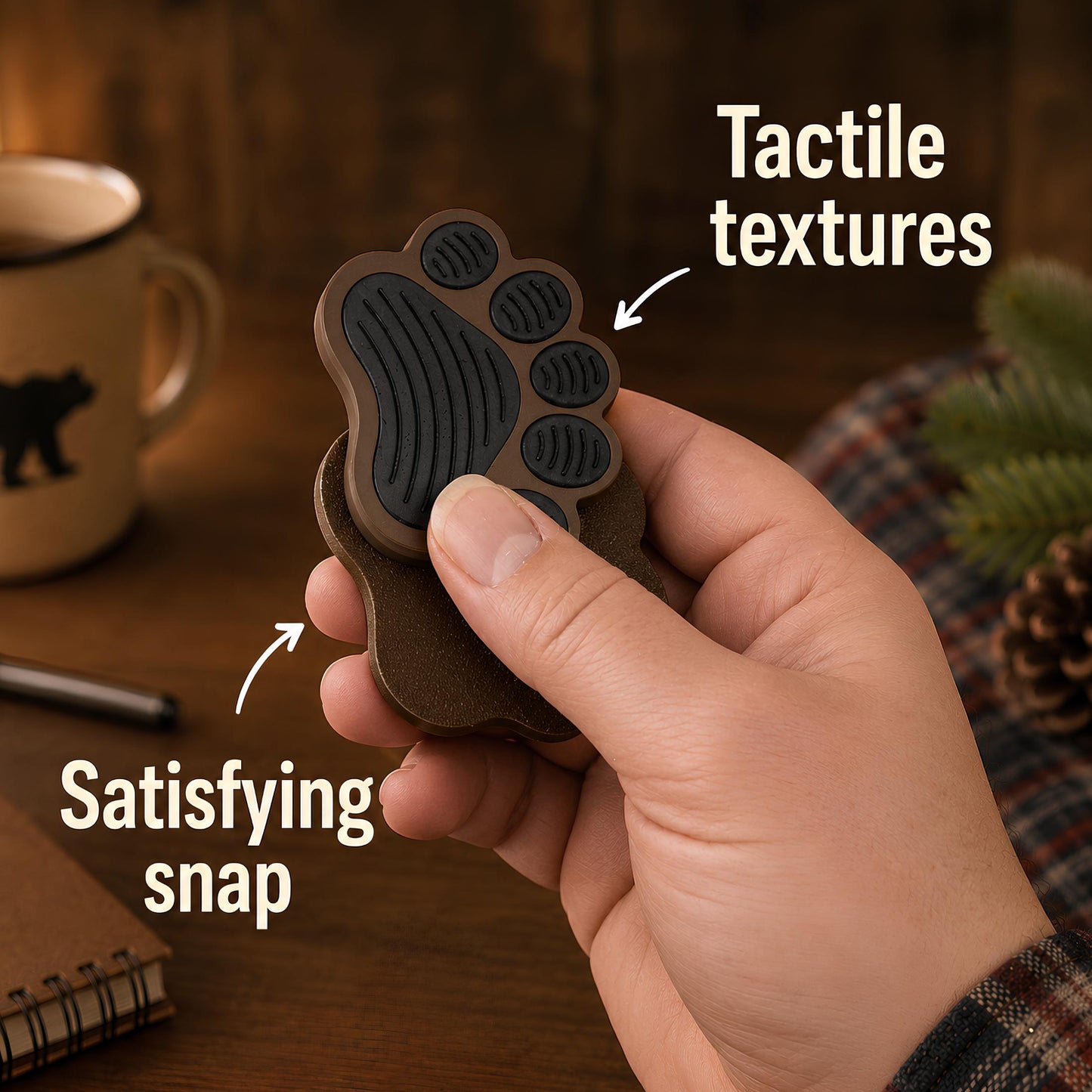 Magnetic Bear Paw Fidget Set | Mom and Dad Gift
